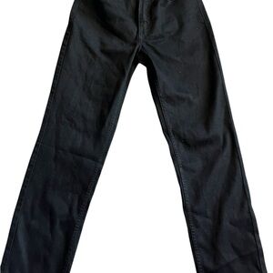 H&M Black Straight-Leg Jeans Classic Style